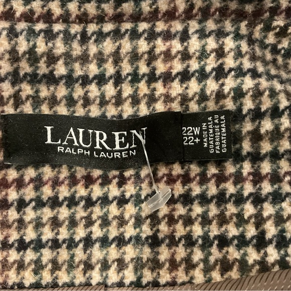 Lauren Ralph Lauren Dark Plaid Jacket with Buckle - Picture 5 of 13